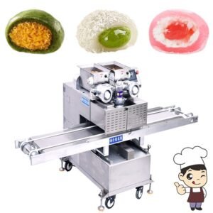 Automatic Encrusting With Tray-Arranging Machine To Make Mochi